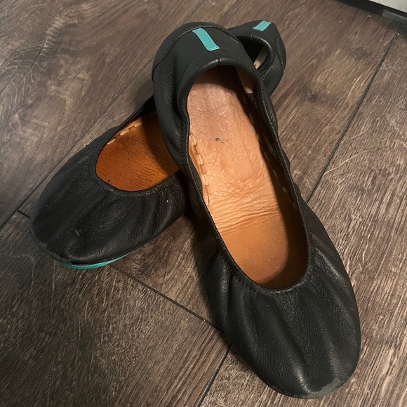 Tieks by Gavrieli Black Leather ballet flats - Picture 1 of 2